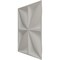 Ekena Millwork 19 5/8in. W x 19 5/8in. H Riley EnduraWall Decorative 3D Wall Panel Covers 2.67 Sq. Ft. WP20X20RLCST - alternate 6